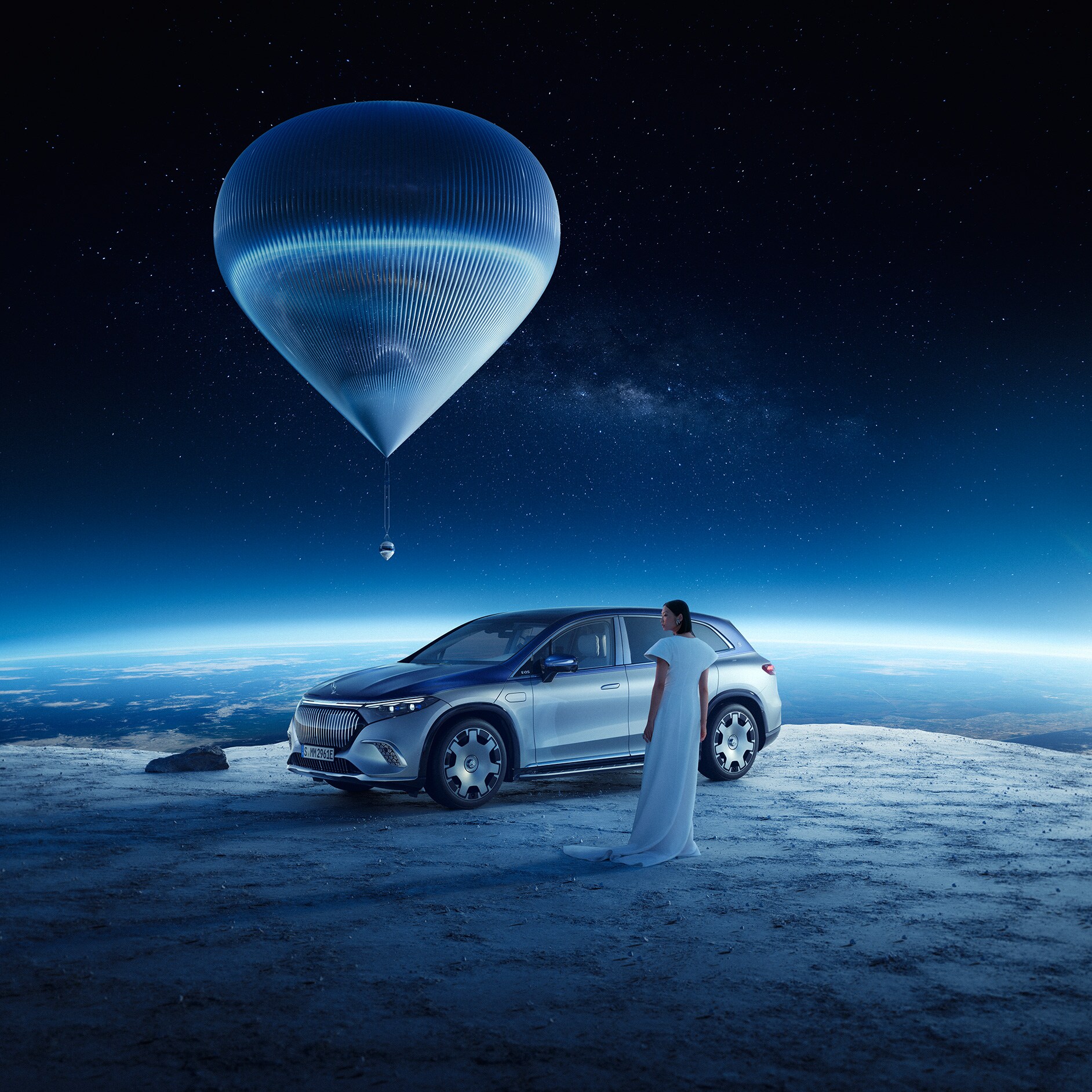 Colaborações | Marca | Mercedes-Maybach A colaboração Mercedes-Maybach X Space Perspective.